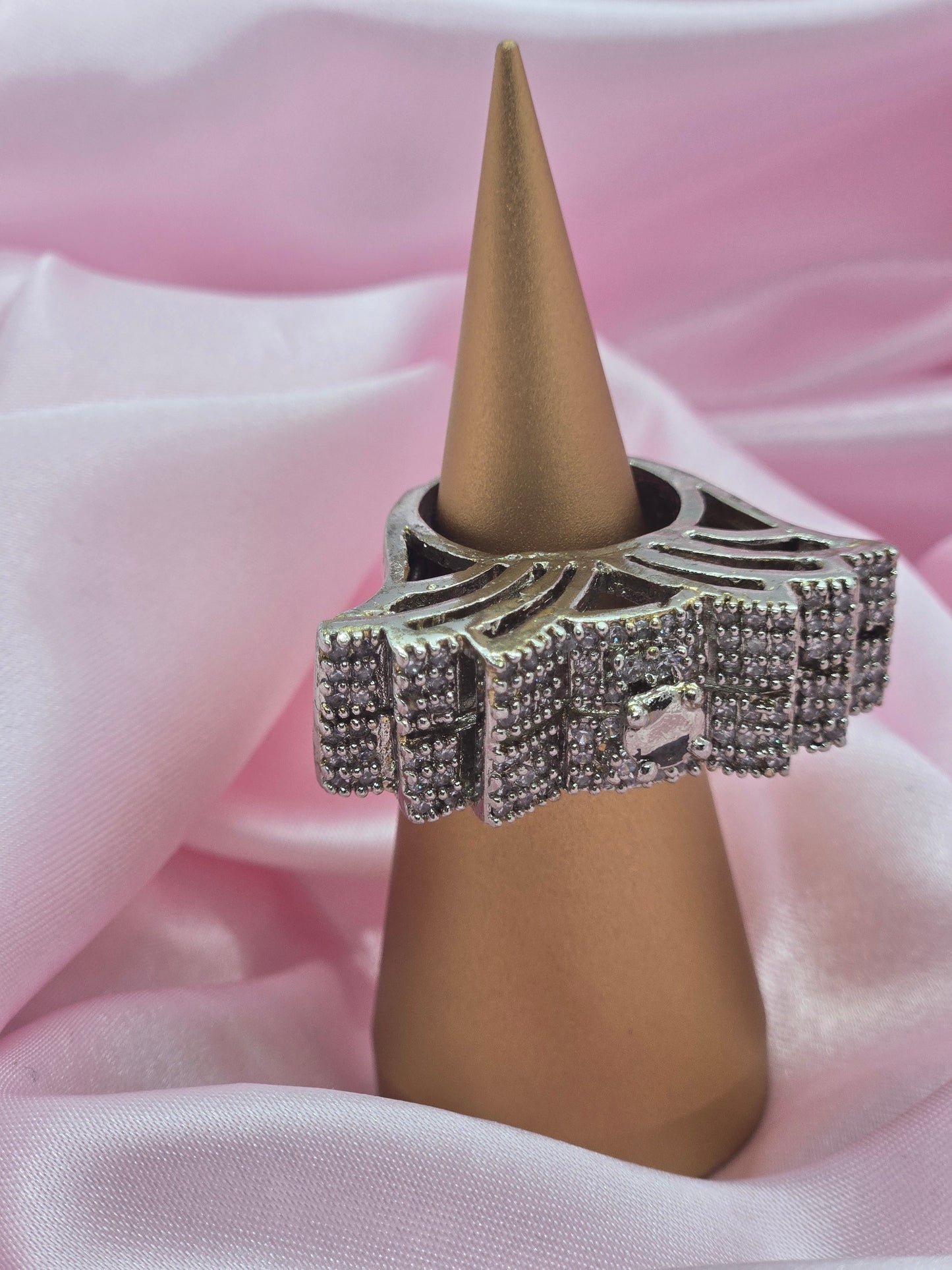 Silver Cubic Zirconia Ring