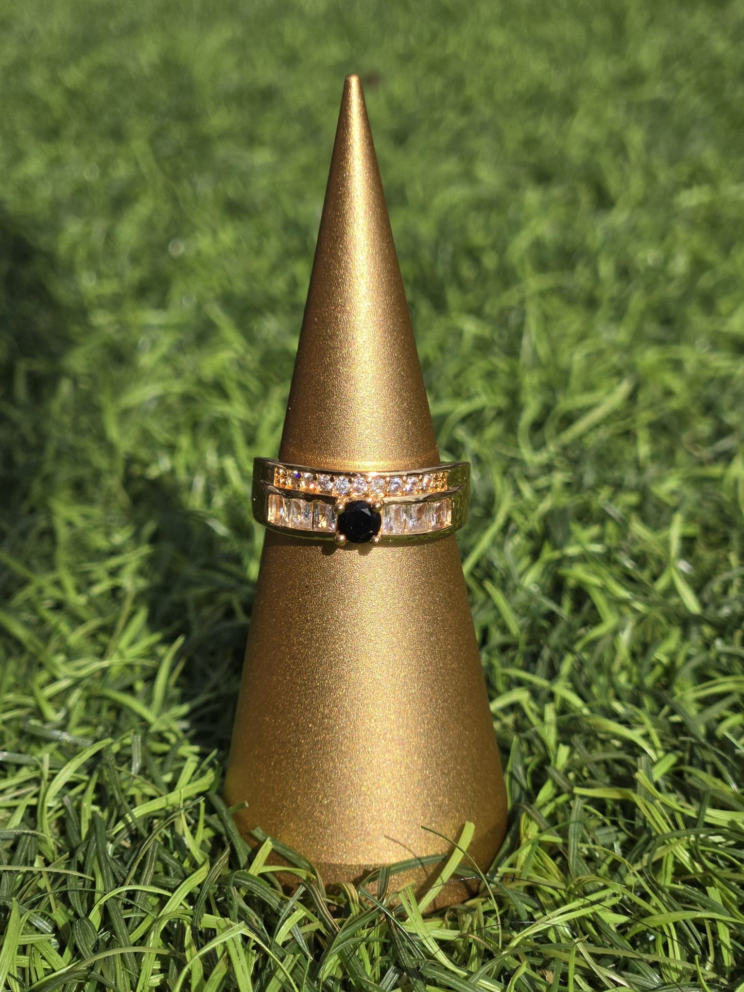 Solitaire Stacking Band | Delicate Gemstone & CZ Rings