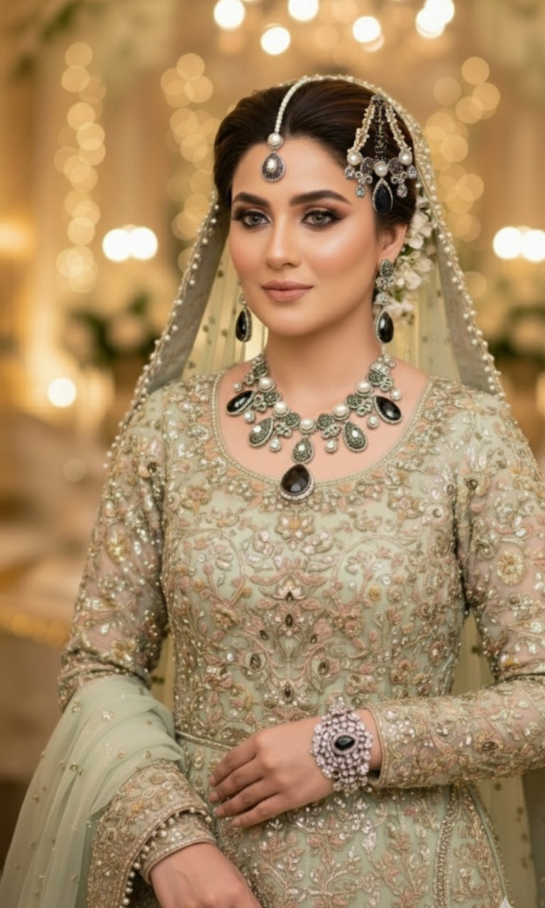 black crystal necklace