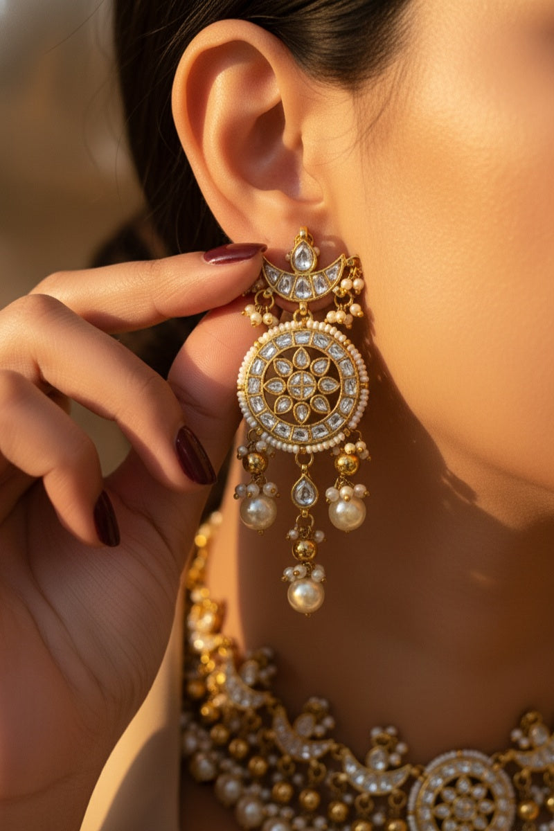 Pachi Kundan Bridal Choker Set