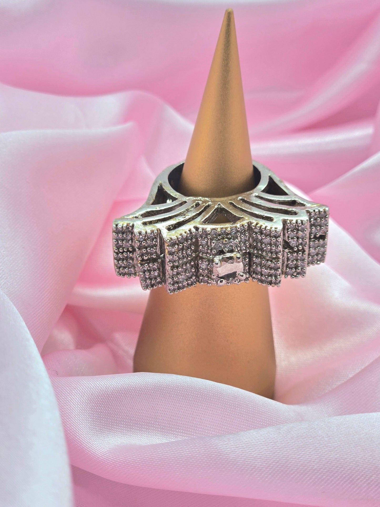 Silver Cubic Zirconia Ring
