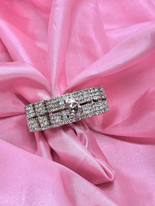 Silver Cubic Zirconia Ring