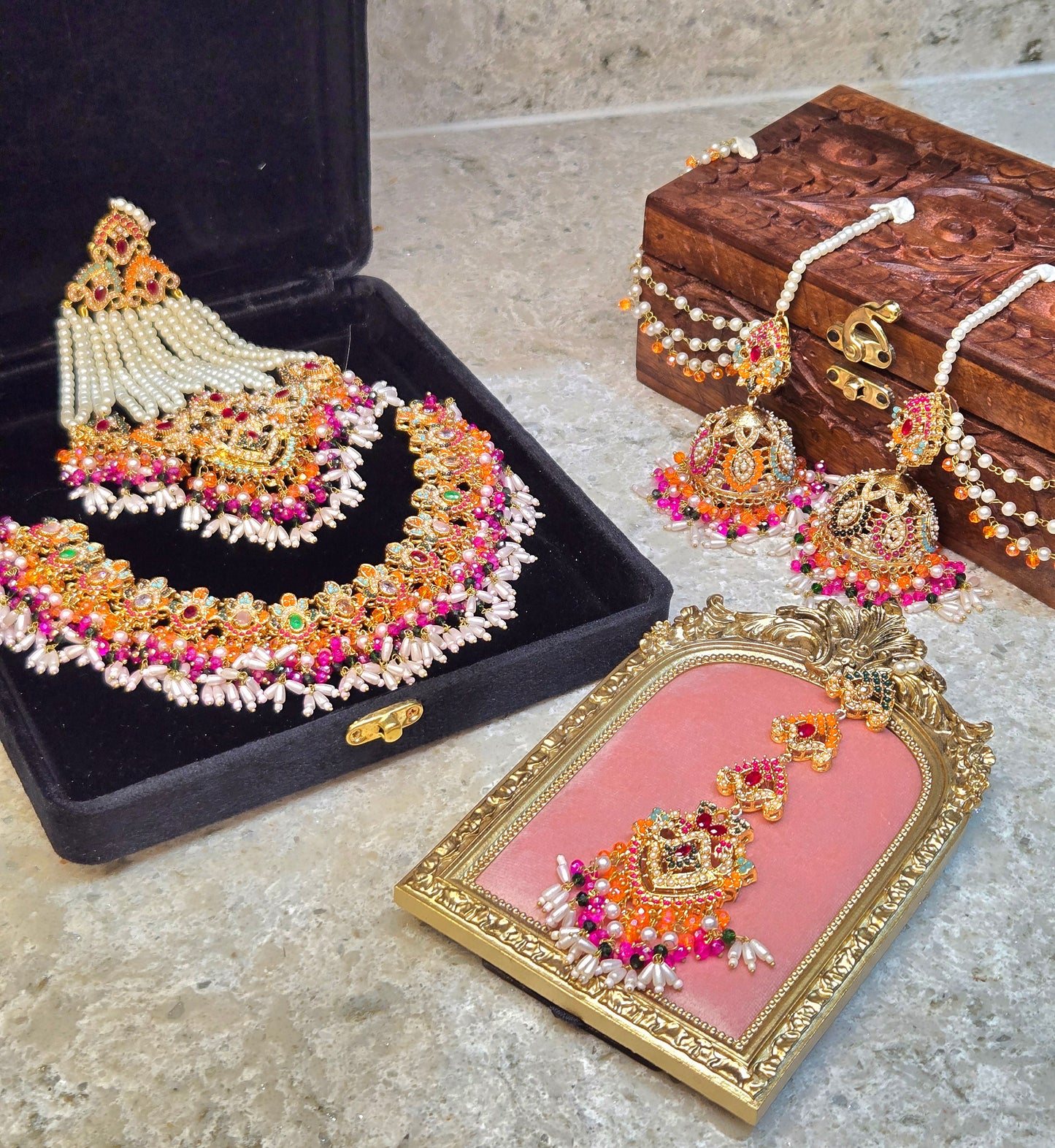 Kiran Nauratan Bridal Set