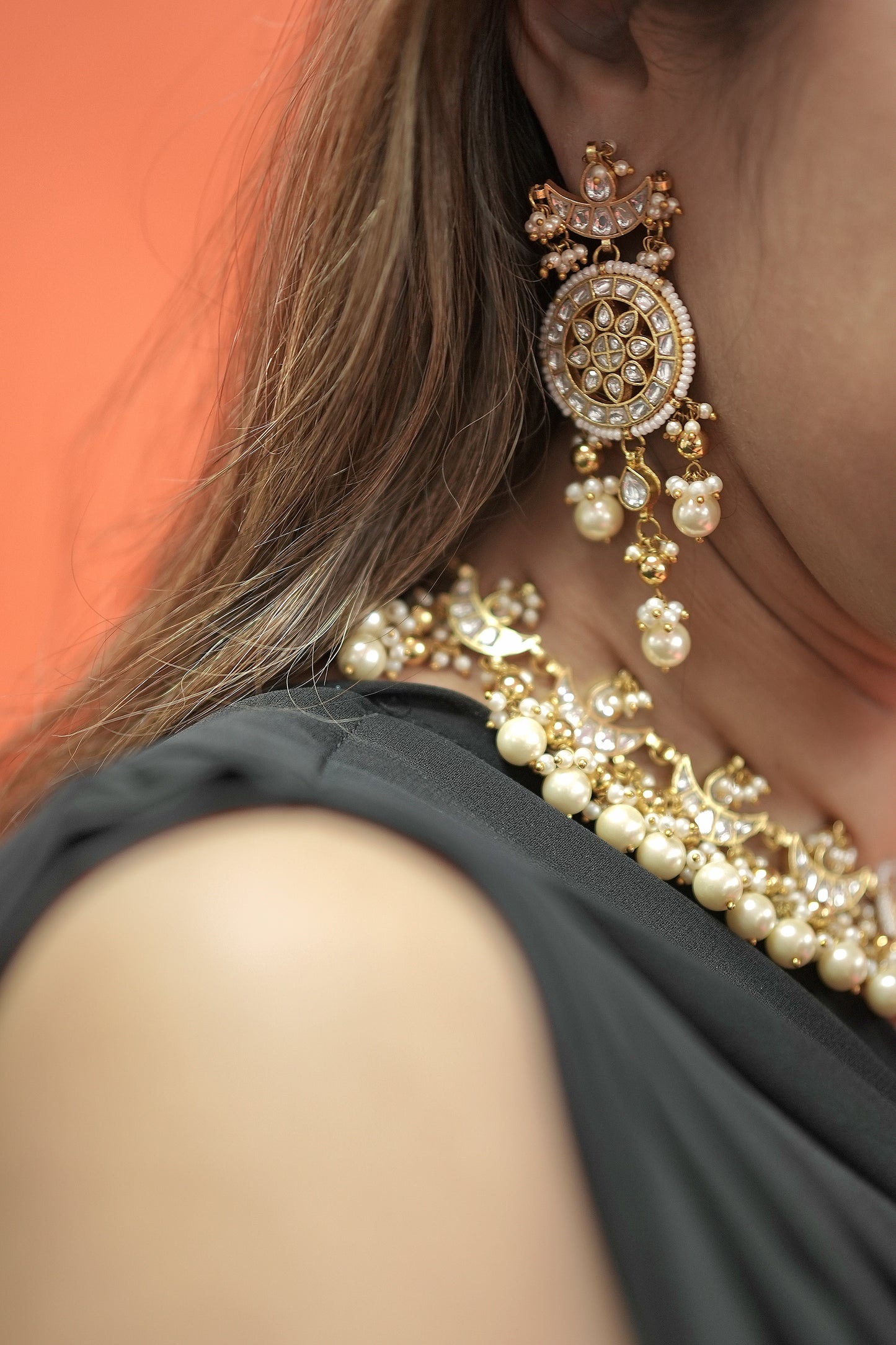 Pachi Kundan Bridal Choker Set