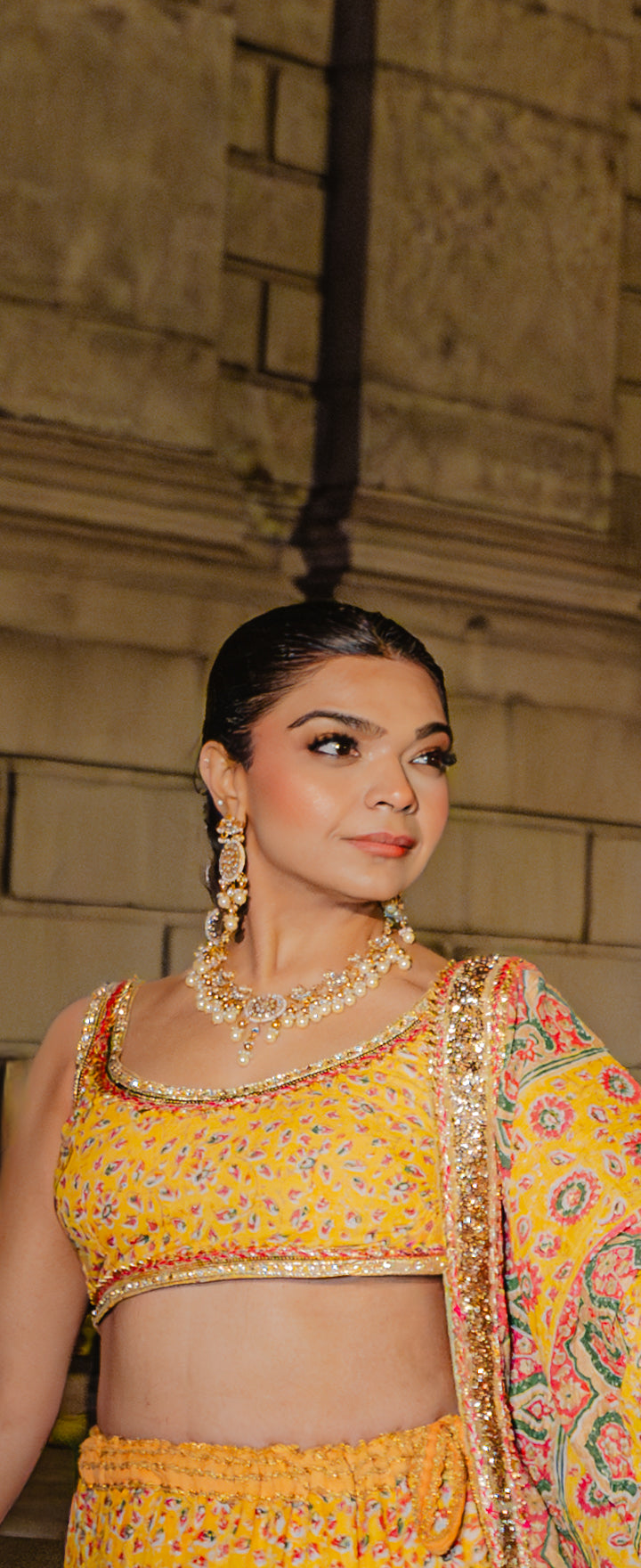 Pachi Kundan Bridal Choker Set
