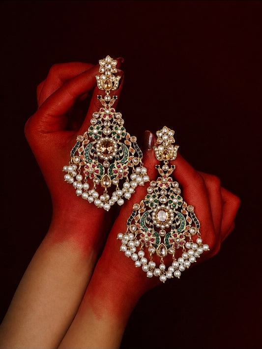 Meherbaan | Jadau ethnic earrings