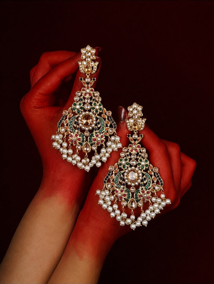 Meherbaan | Jadau ethnic earrings