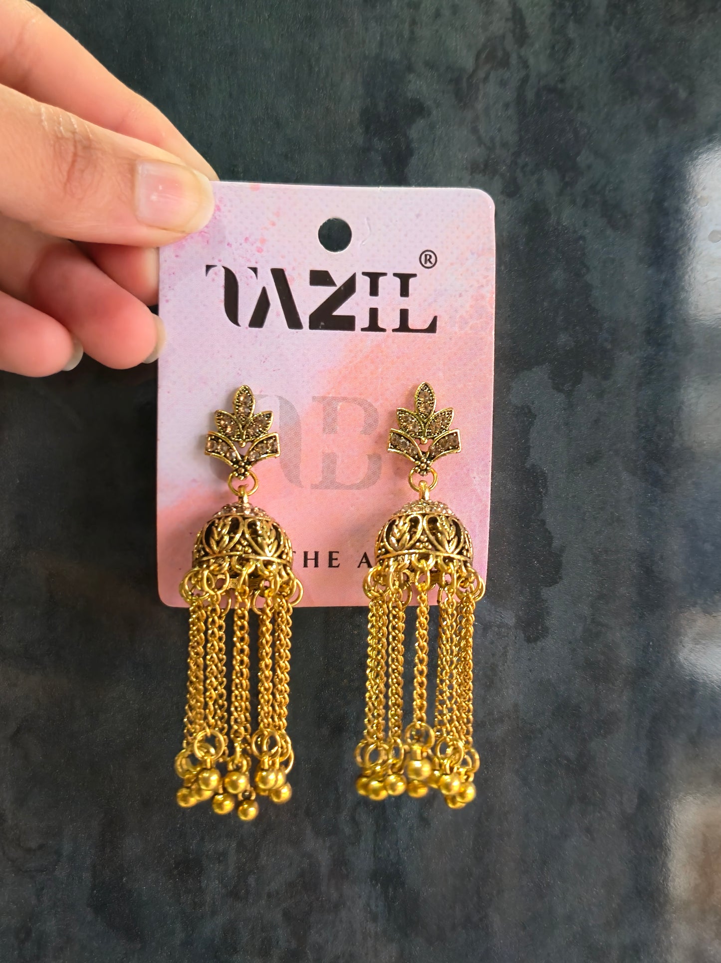 The Cascade Tassel Jhumka