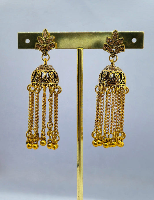 The Cascade Tassel Jhumka