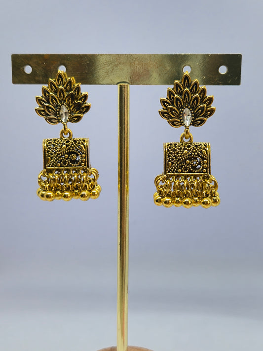 Regal Square Jhumka