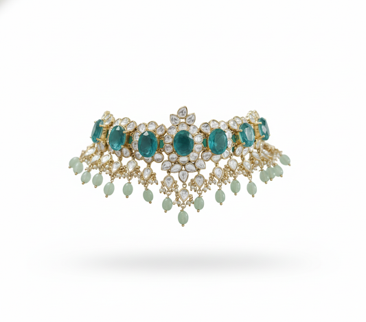 Moissanite Choker Necklace