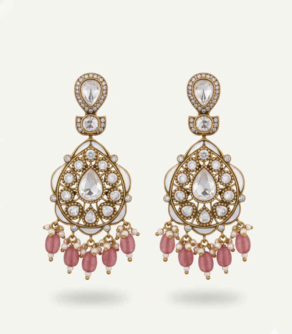 pink pearl necklace