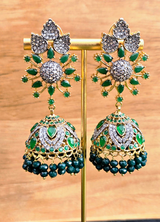 Green Earrings