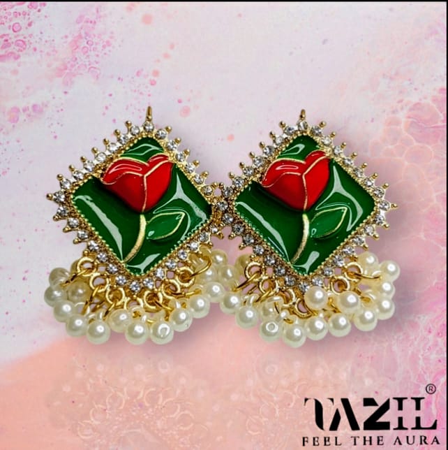 pearl drop stud