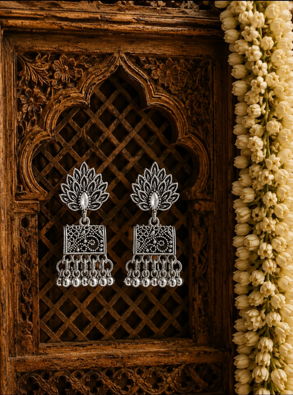 The Regal Square Jhumka