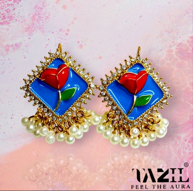 pearl drop stud
