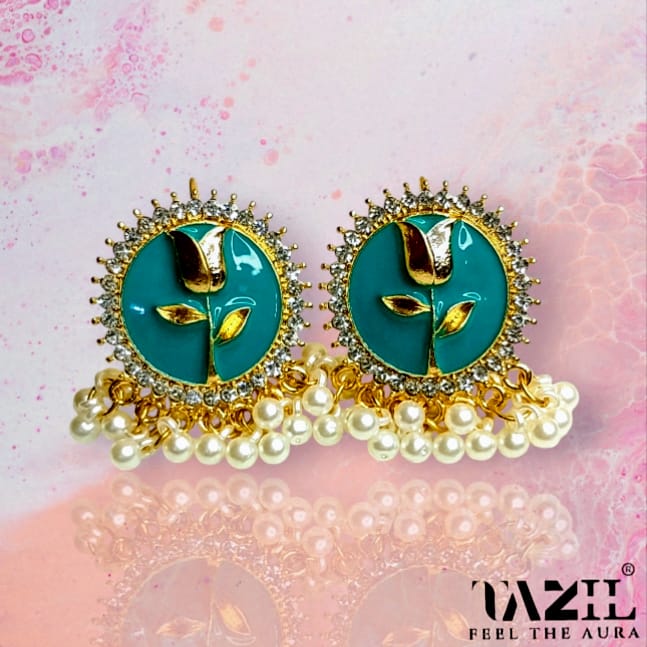 enamel earrings