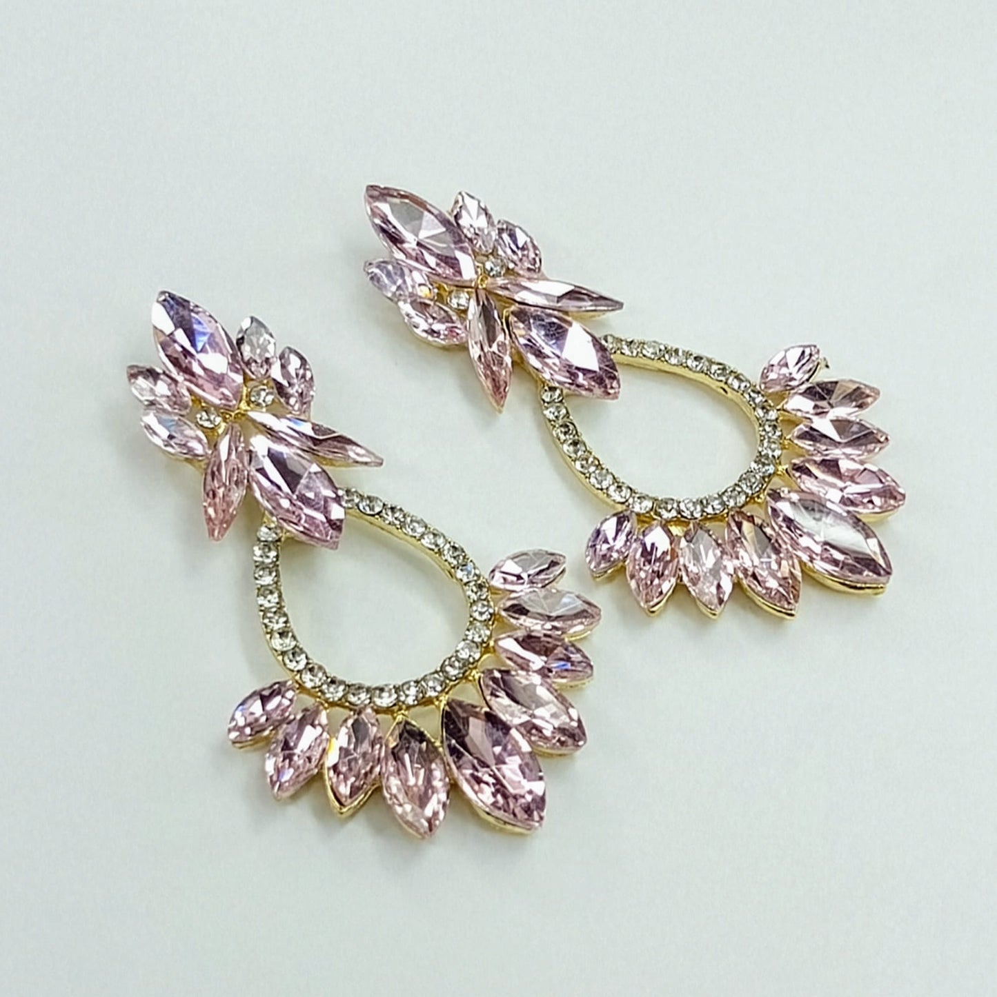 The Marquise Flare Statement Drops | Oversized Crystal & Teardrop Frame