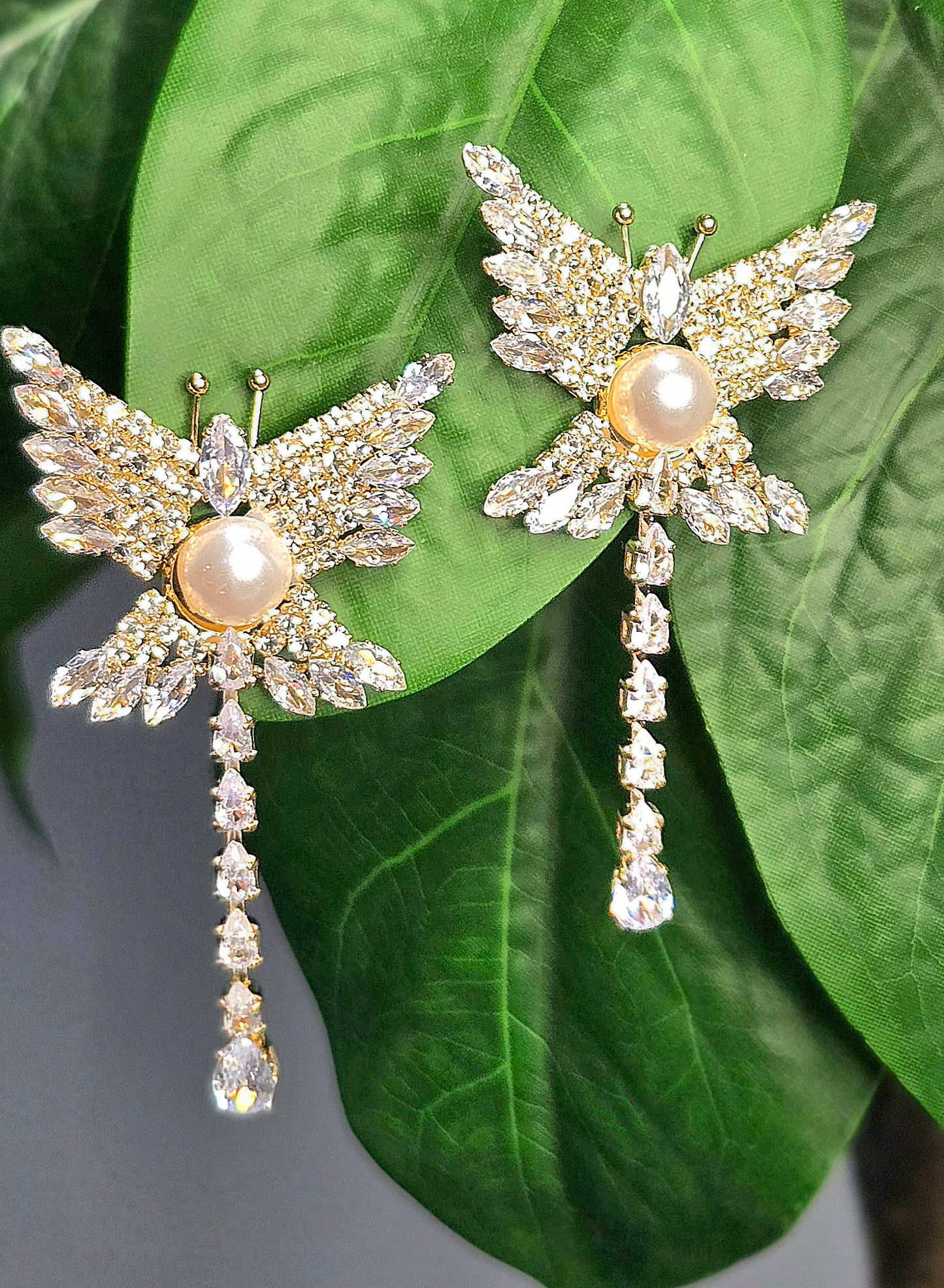 Butterfly Chain Earrings