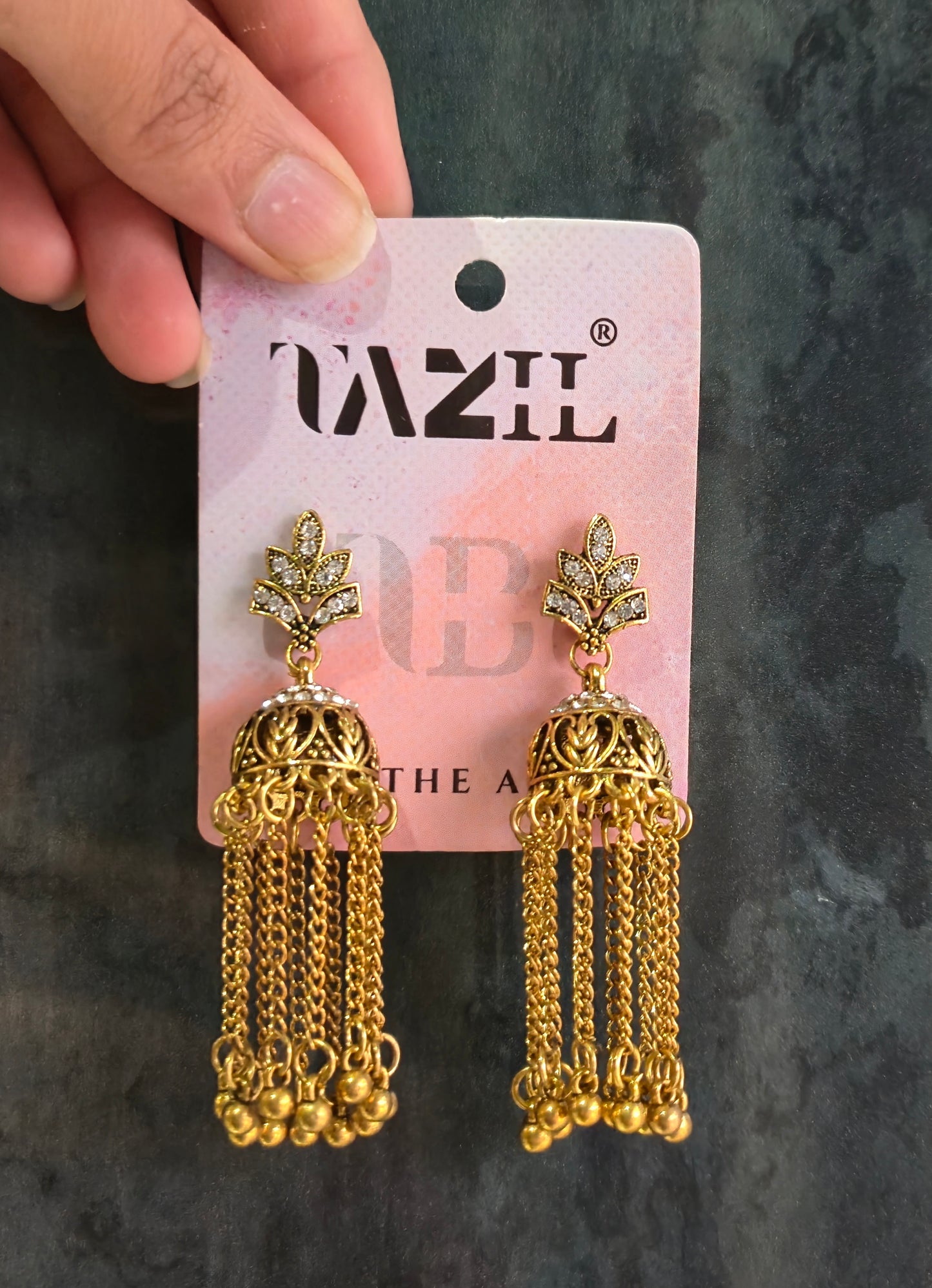 The Cascade Tassel Jhumka